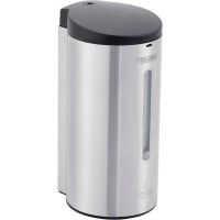 Global Industrial Automatic Liquid Soap/Sanitizer Dispenser, 700 ml, Stainless Steel