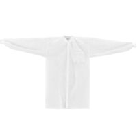 Global Industrial  Disposable Polypropylene Lab Coat Knit Wrist & Collar,2X-Large,25/Case