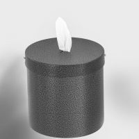 Glaro Wall Mount Sanitary Wipe DispenserSilver Vein