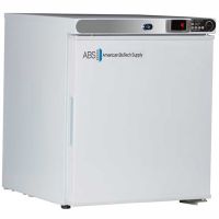 ABS Premier Countertop Freestanding Refrigerator, Solid Door, 1 Cu. Ft. Capacity