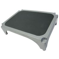 Imperial Surgical OR-36363 Aluminum Stackable Step Stool with Black Mat - Pkg Qty 4