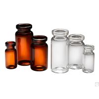 Qorpak 235282 Clear Glass Crimp Neck Serum Vials with 20mm Neck Finish, 10mL, Case of 800
