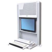 Ergotron 60-610-062 StyleView Sit-Stand Enclosure, White