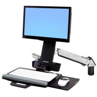 Ergotron 45-271-026 StyleView Sit-Stand Combo System, Polished Aluminum