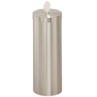 Glaro Floor Standing Sanitary Wipe DispenserSatin Aluminum