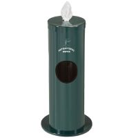 Glaro Gallon Floor Standing Sanitary Wipe Dispenser Hunter Green