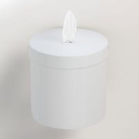 Glaro Wall Mount Sanitary Wipe Dispenser White
