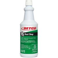 Betco Rest Stop Acid Free Restroom Disinfectant - 12/Case, 32oz. - Floral Fresh, Blue - 701200