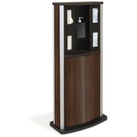Braeside Series Standard Infection Control Kiosk Walnut
