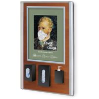 Braeside Ravinia Wall Mount Hygiene Station Cherry
