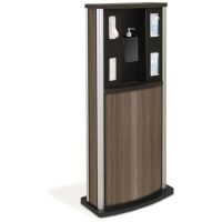 Braeside Series Standard Infection Control Kiosk Teak
