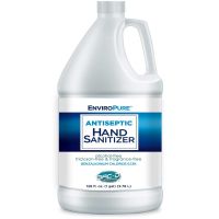 Enviro-Pure Alcohol Free Liquid Hand Sanitizer,Gallon Bottle w/Pump,4 Bottles/Case - N11895