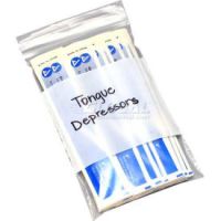Clear Line Single Track Seal Top Bag with Write-On Block,4 mil,3" x 4",Pkg Qty 1000