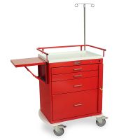 Harloff Classic Tall Six Drawer Emergency Cart Specialty Package, Beige - 6401