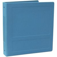 Omnimed 2-1/2" Molded Ring Binder, 3-Ring, Side Open, Holds 450 Sheets, Aqua