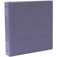 Omnimed 2-1/2" Molded Ring Binder, 3-Ring, Side Open, Holds 450 Sheets, Lilac