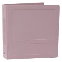 Omnimed 2-1/2" Antimicrobial Binder, 3-Ring, Side Open, Holds 450 Sheets, Mauve