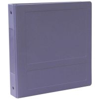 Omnimed 1" Molded Ring Binder, Side Open, Holds 250 Sheets, Lilac