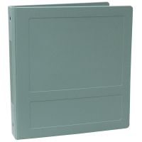 Omnimed 1-1/2" Molded Ring Binder, 3-Ring, Side Open, Holds 300 Sheets, Seafoam Green