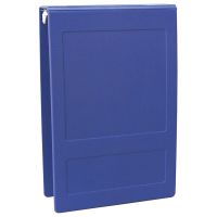 Omnimed 1" Molded Ring Binder, Top Open, Holds 250 Sheets, Blue