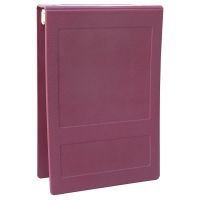 Omnimed 1" Molded Ring Binder, Top Open, Holds 250 Sheets, Burgundy