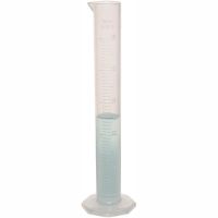 Bel-Art Single Scale Graduated Cylinder 284540000, 50ml Capacity, 1.0ml Graduation, Clear, 1/PK
