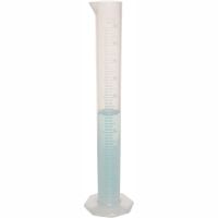 Bel-Art Single Scale Graduated Cylinder 284550000, 100ml Capacity, 1.0ml Graduation, Clear, 1/PK