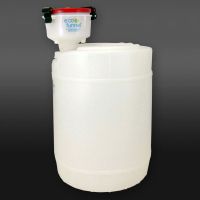 ECO Funnel EF-4-FS70-SYS 4" ECO Funnel System, 5 Gallon Natural Drum, Red Lid