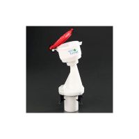 ECO Funnel EF-4-Justrite-B 4" ECO Funnel, For Justrite Safety Cans, Red Lid