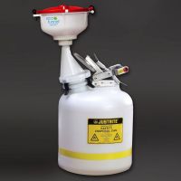 ECO Funnel EF-8-Justrite-B5-SYS 8" ECO Funnel System, 5 Gal Safety Can, Red Lid