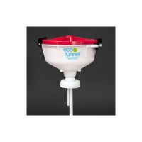 ECO Funnel EF-30020 8" ECO Funnel with 70mm Cap Adapter, Red Lid
