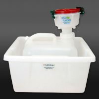 ECO Funnel EF-4-63C-SYS 4" ECO Funnel System, 2.5 Gal Carboy & Secondary Container, Red Lid