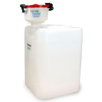 ECO Funnel EF-4-SW-SYS 4" ECO Funnel System, 20L Samson Stacker Drum, Red Lid