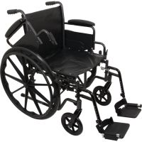 ProBasics K2 Wheelchair with 16" x 16" Seat and Swing-Away Footrests