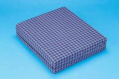Foam Wheelchair Cushion Plaid 18" x 20" x 3"