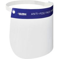 Full Face Shield -13" x 8-1/2", Anti-Fog, 80/Box