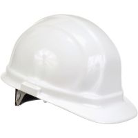 ERB  19951 Omega II Hard Hat, 6-Point Ratchet Suspension, White