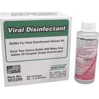 Multi-Clean Viral Disinfection Deluxe Kit Refills, 2 oz. Bottle, 6 Bottles/Case - 902299