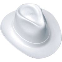 OccuNomix Vulcan Cowboy Hard Hat with Ratchet Suspension White, VCB200-00