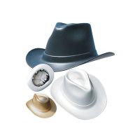 OccuNomix Vulcan Cowboy Hard Hat with Ratchet Suspension Black, VCB200-06