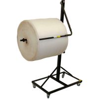 Bubble/Foam/Poly Dispenser, Floor Unit, Single Arm, 24" Material Width