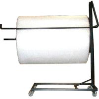 Bubble/Foam/Poly Dispenser, Floor Unit, Single Arm, Tear Tag, 36" Material Width