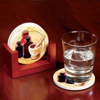 Thirsty Stone Coaster Set