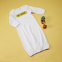 Baby Warning Label Gown 
