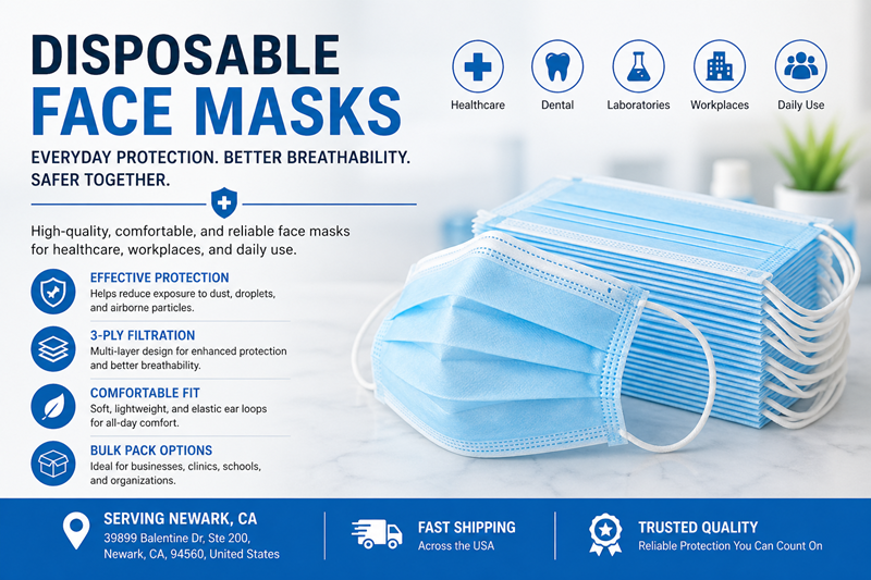 Disposable Face Masks in Newark, CA | Buy Medical Face Masks Online USA