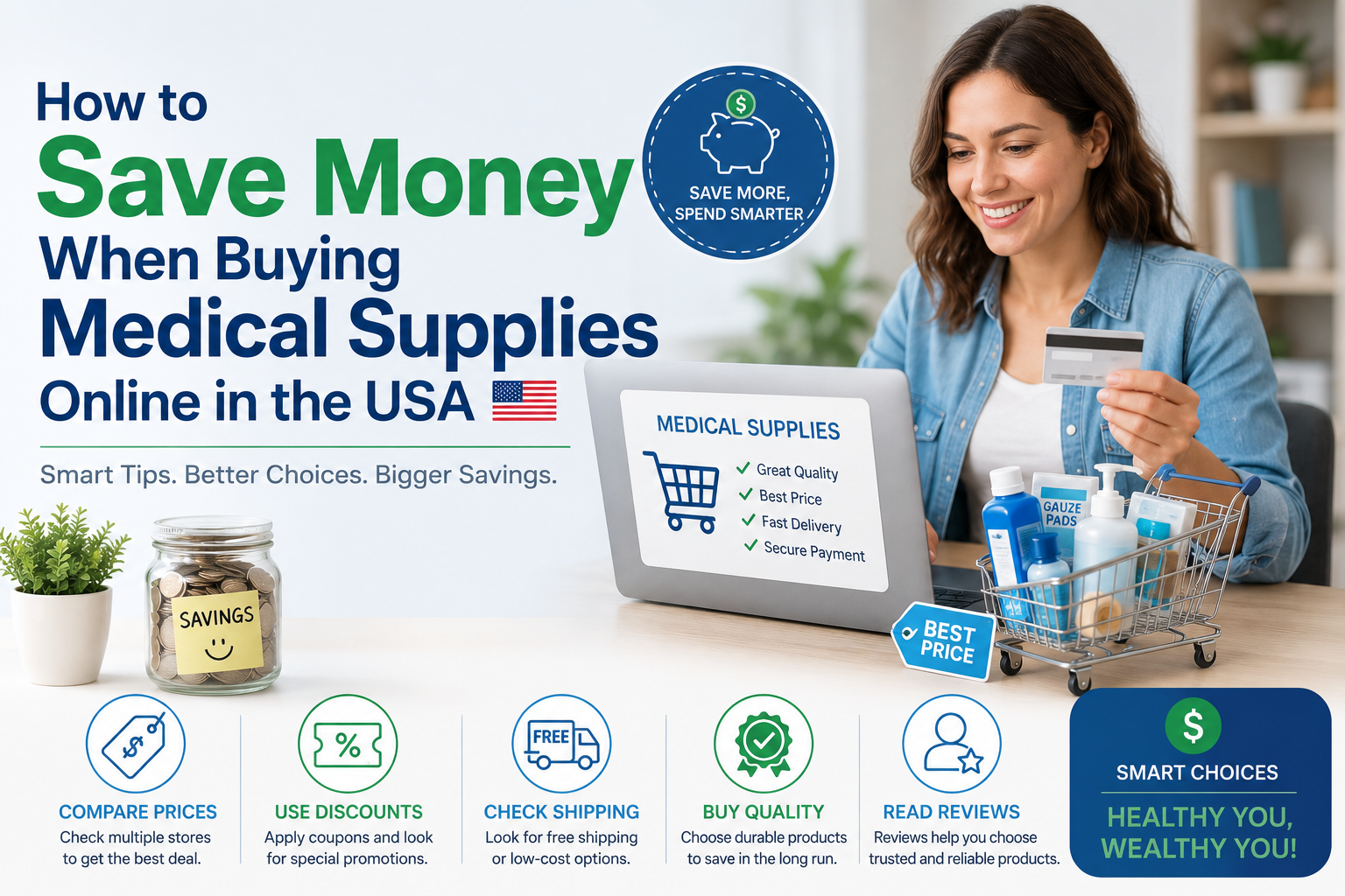 How to Save Money When Buying Medical Supplies Online in the USA