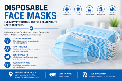 Disposable Face Masks in Newark, CA | Buy Medical Face Masks Online USA