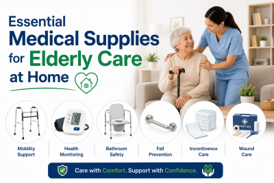 Essential Medical Supplies for Elderly Care at Home