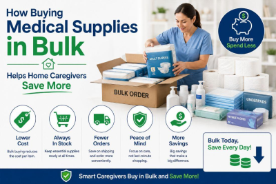 How Buying Medical Supplies in Bulk Helps Home Caregivers Save More