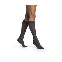 Sigvaris Women's Black Medium Sheer Compression Socks 20-30 mmHg 752C